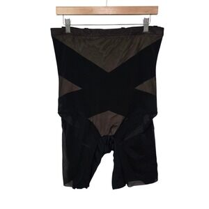 NWT HONEYLOVE Super Power High Waist Short Black Firm Control Shapewear Women 2X